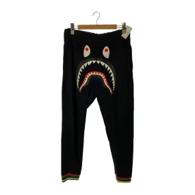 A BATHING APE/Pants/L/BLK/Cotton/001PTG301006X