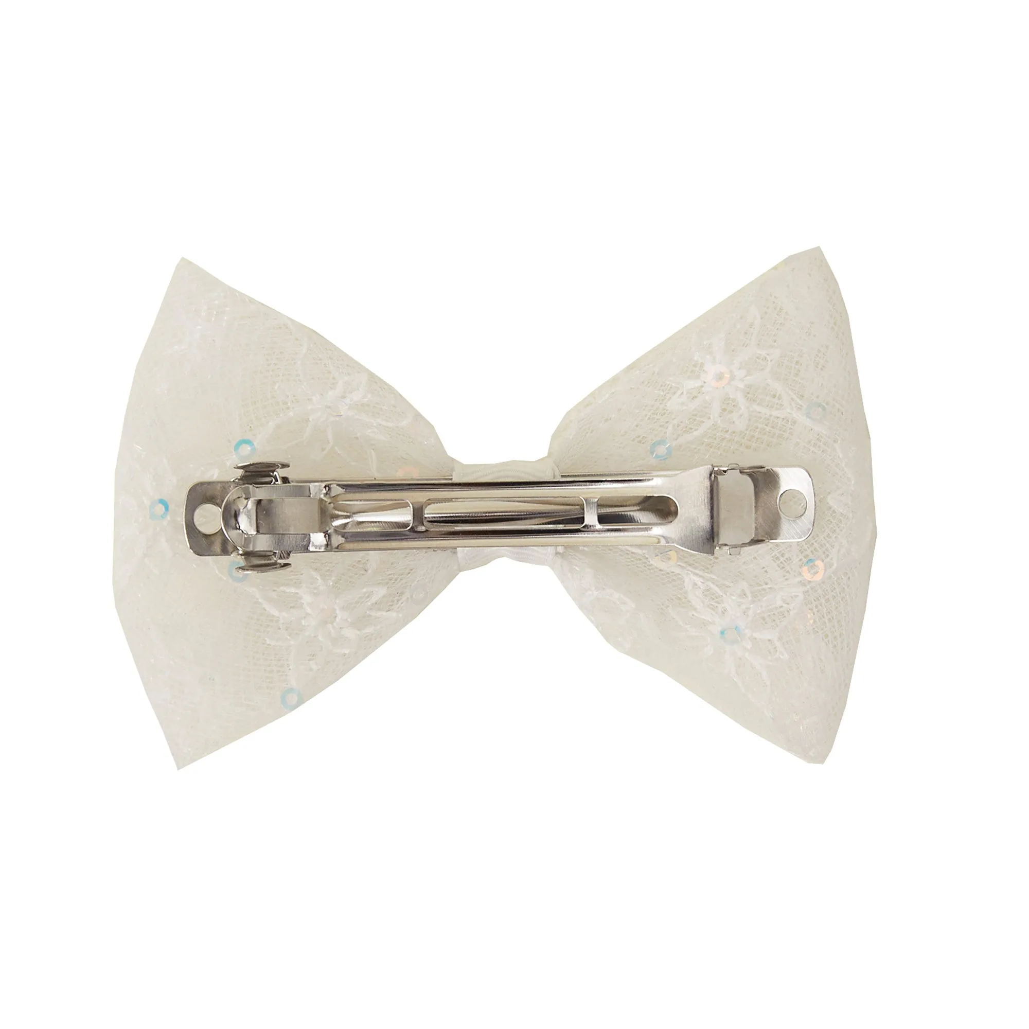 Accessorize London Girls Lace Bow Barrette Clip