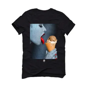 Air Jordan 6 “Washed Denim” Black T-Shirt (Lick It)