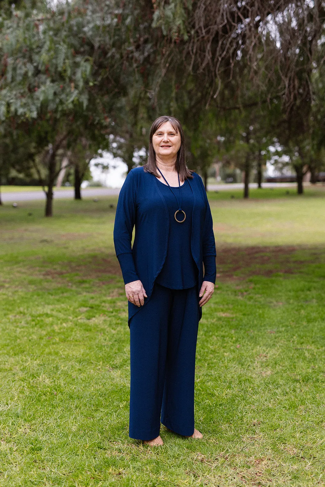 AMARA Midline Jacket in Navy Allure