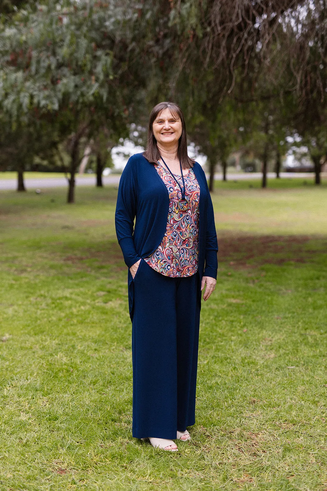 AMARA Midline Jacket in Navy Allure