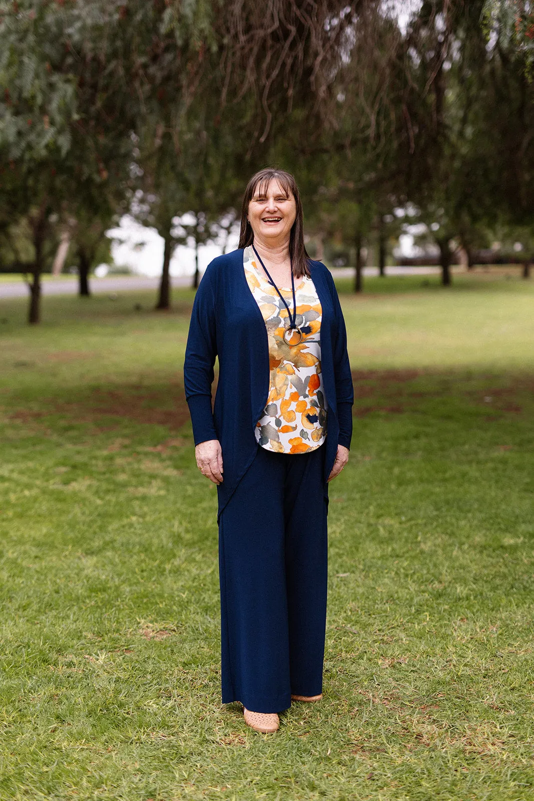 AMARA Midline Jacket in Navy Allure