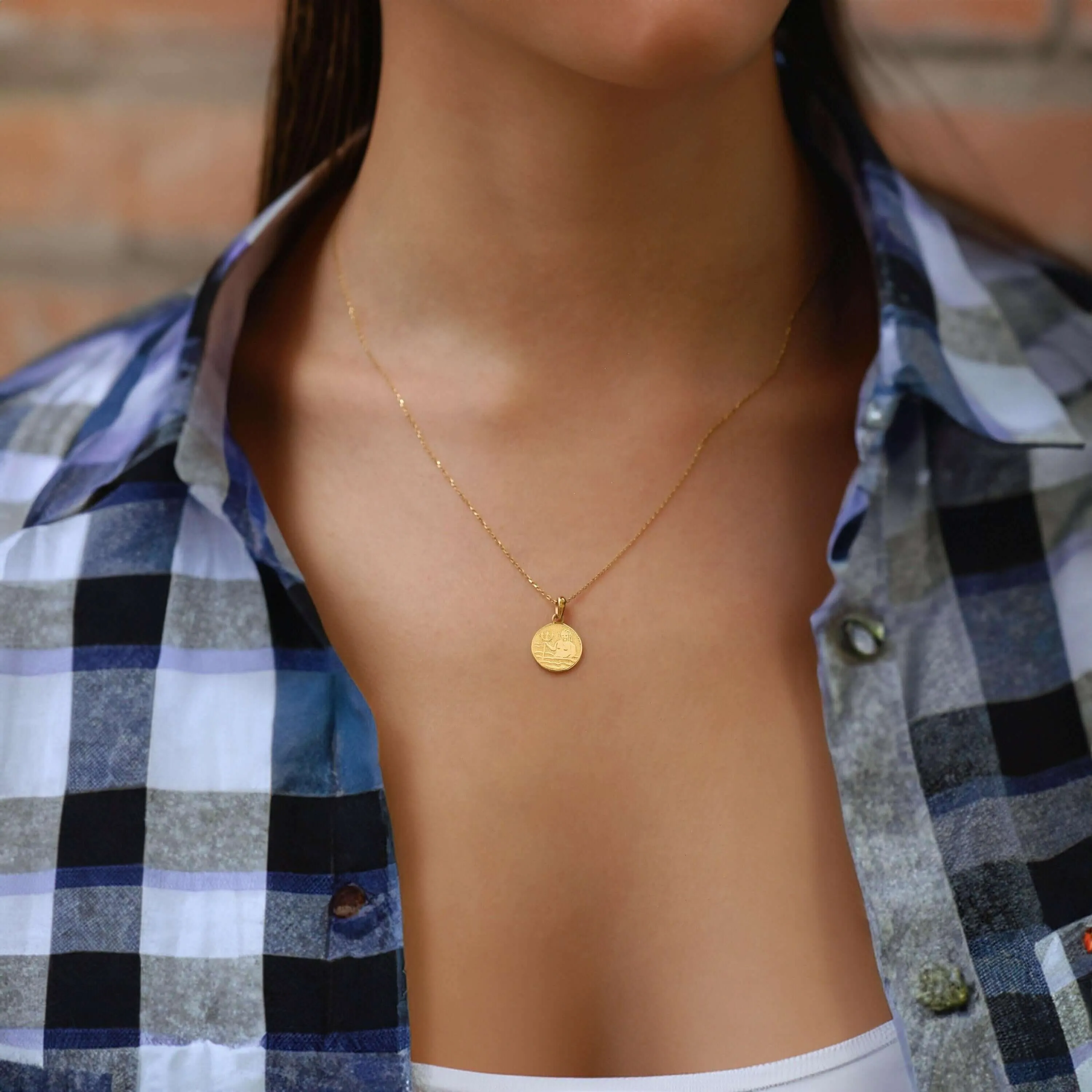 Aquarius Necklace | 14K Solid Gold