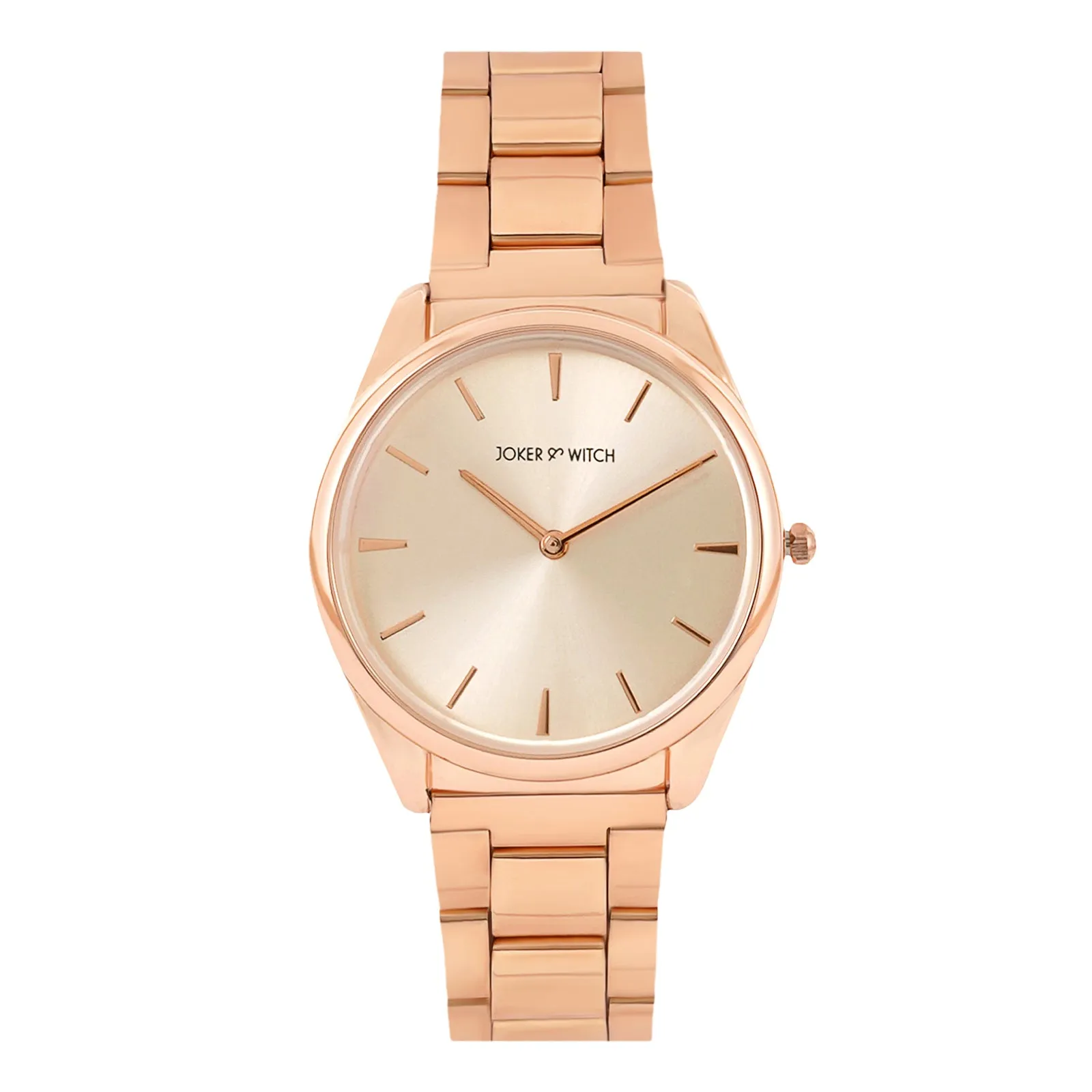 Brooklyn All Rosegold Metallic Strap Watch