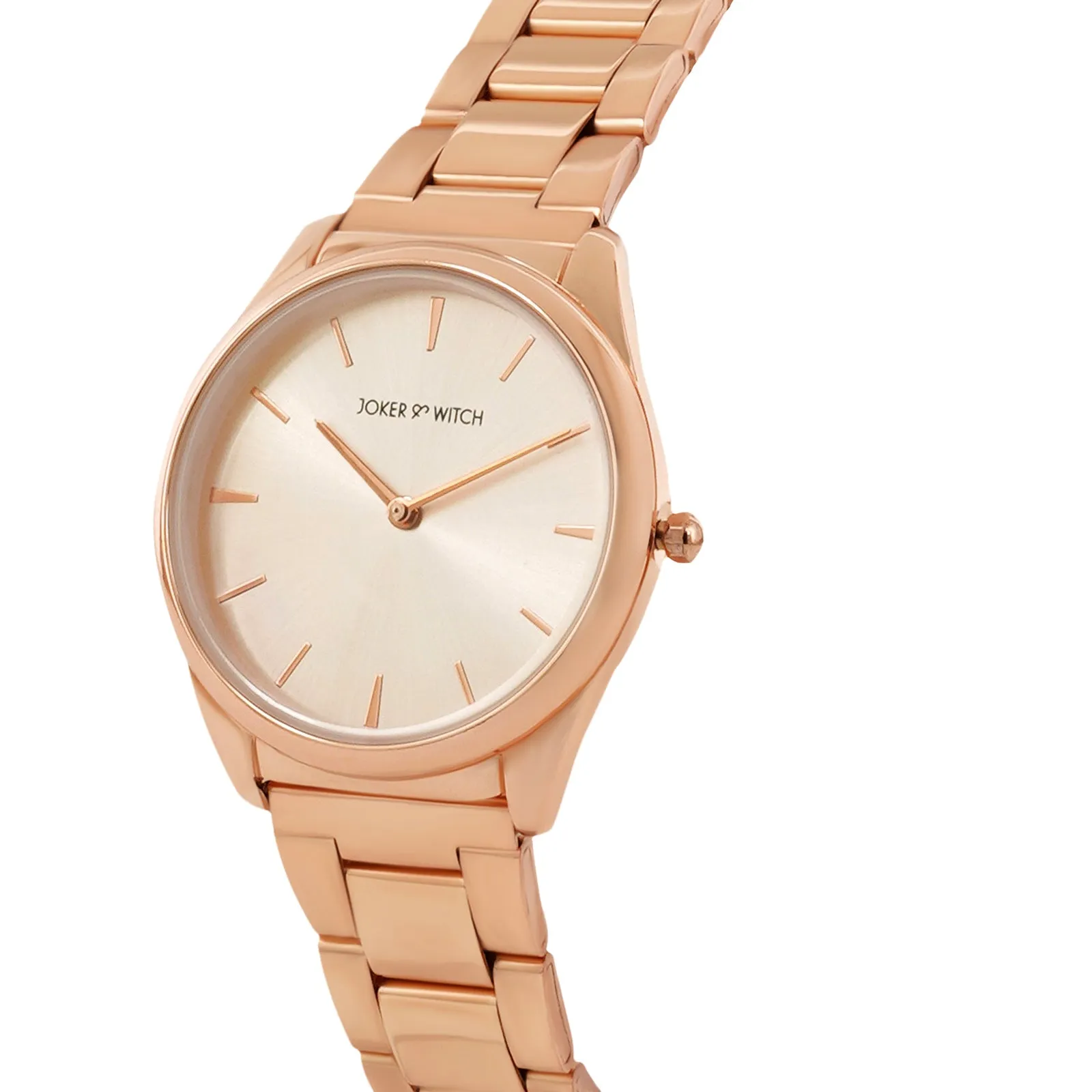 Brooklyn All Rosegold Metallic Strap Watch