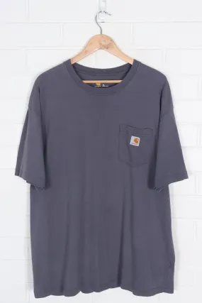 CARHARTT Dark Grey Classic Pocket Tee (XXL)