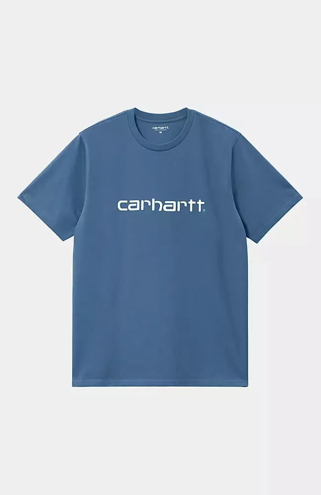 Carhartt S/S Script T-Shirt sorrento Blue