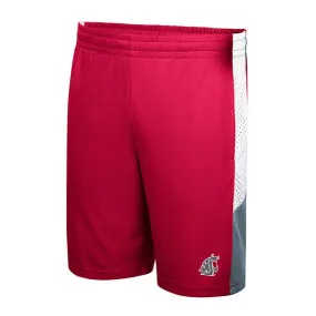 Colosseum Youth Crimson Mesh Detail Basketball Shorts