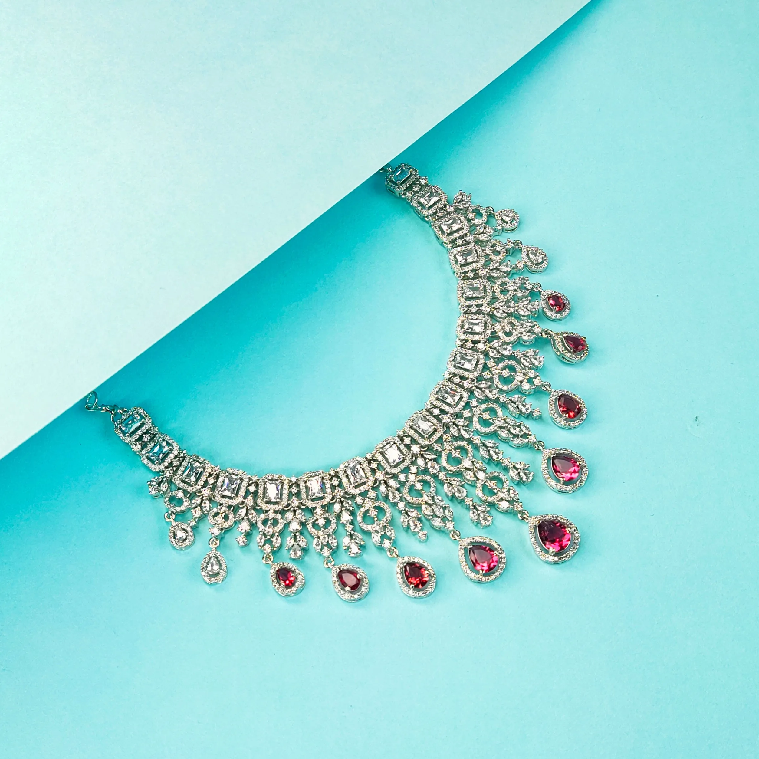 Cz Necklace Set By Asp Fashion Jewellery