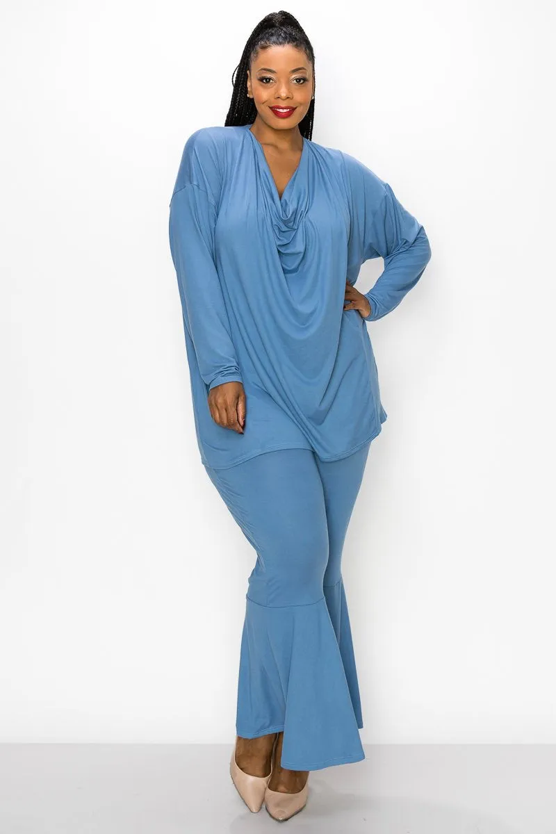 Draped Loungewear Set