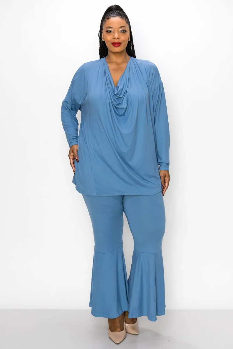 Draped Loungewear Set