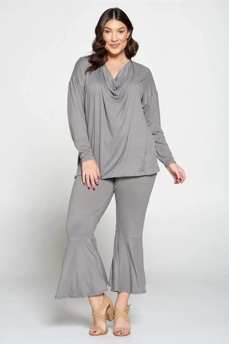 Draped Loungewear Set