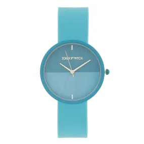 Duet Chroma Blue Silicone Strap Watch