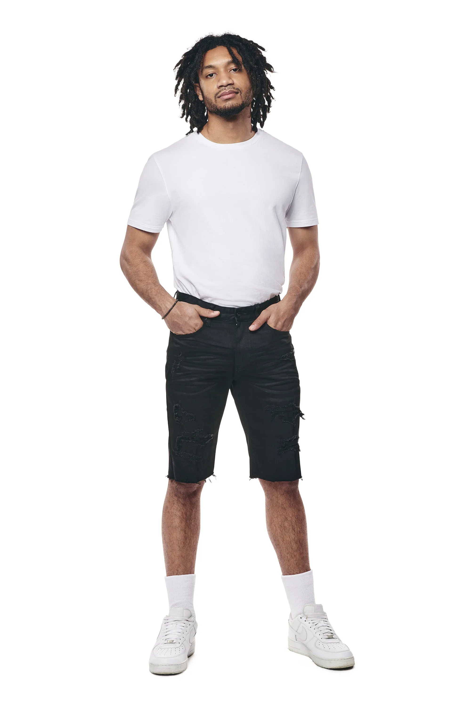 Essential Jean Shorts - Jet Black