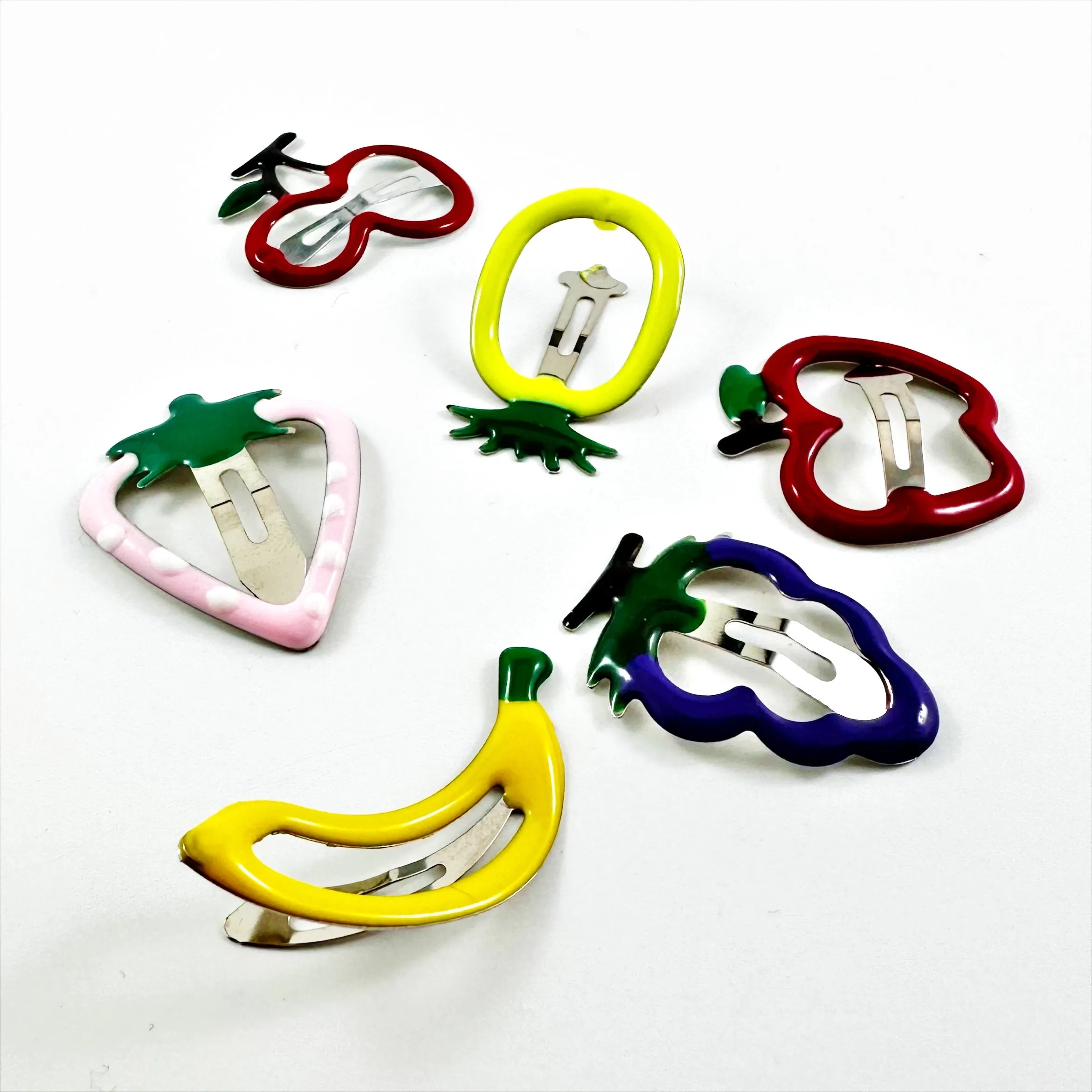 “Fruit Cup” Barrette Set