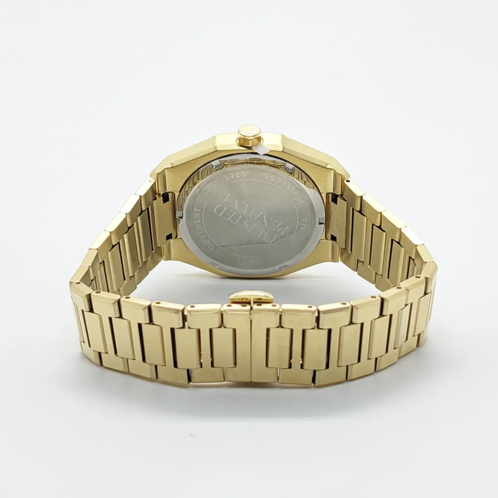 Gold Stainless Steel Watch