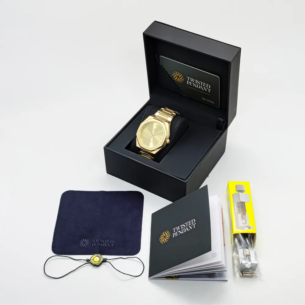 Gold Stainless Steel Watch