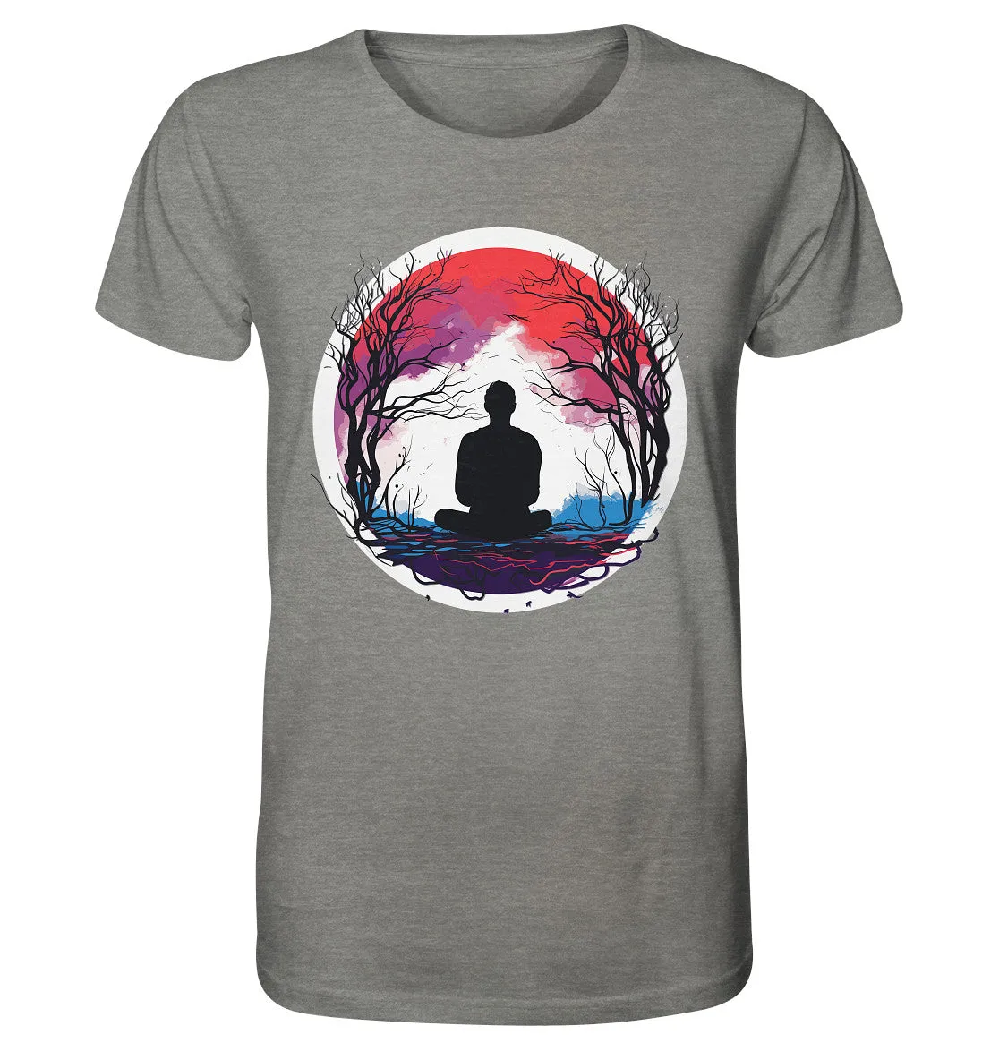 Herren T-Shirt mit Mental Health Motiv "Abendrot"