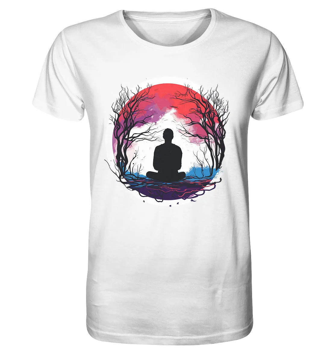 Herren T-Shirt mit Mental Health Motiv "Abendrot"