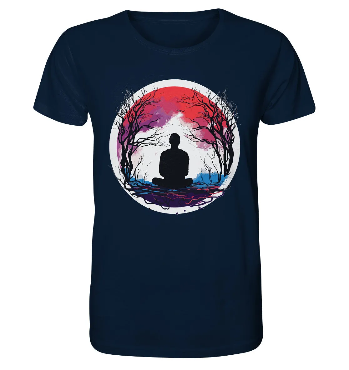 Herren T-Shirt mit Mental Health Motiv "Abendrot"