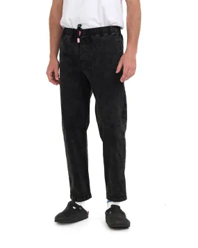 Premium Infinity Acid Wash Beach Pants - Anthracite Gray