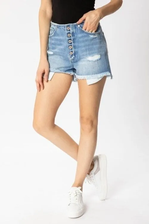 Kancan High Rise Mom Shorts