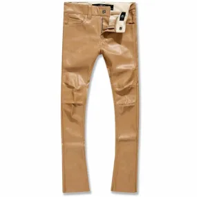 Kids Jordan Craig Stacked Thriller Pants (Mocha) JRF1139K