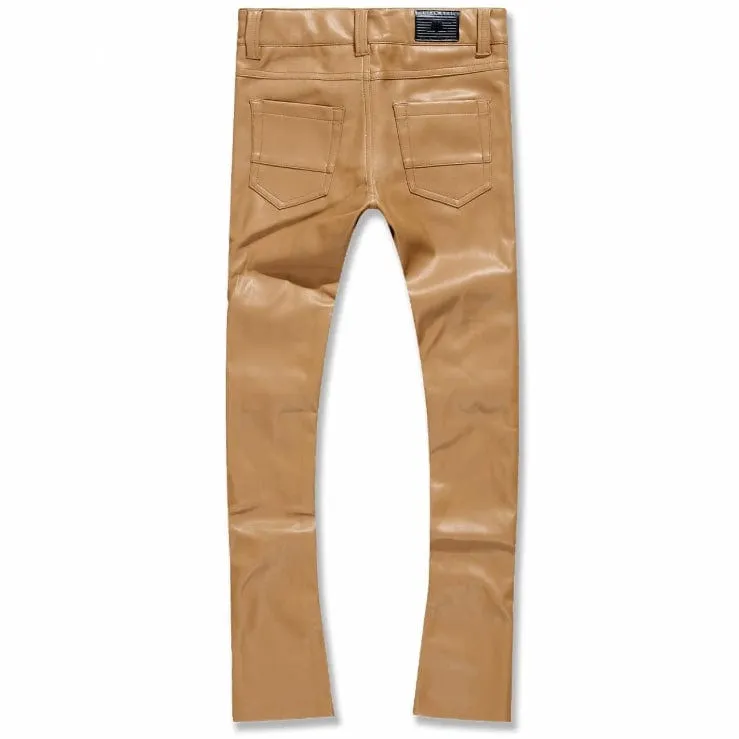 Kids Jordan Craig Stacked Thriller Pants (Mocha) JRF1139K