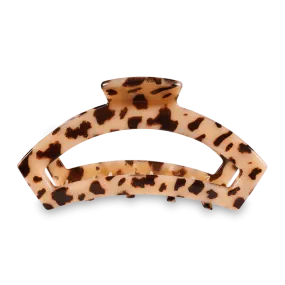 Large Teleties Open Claw Clip - Blonde Tortoise