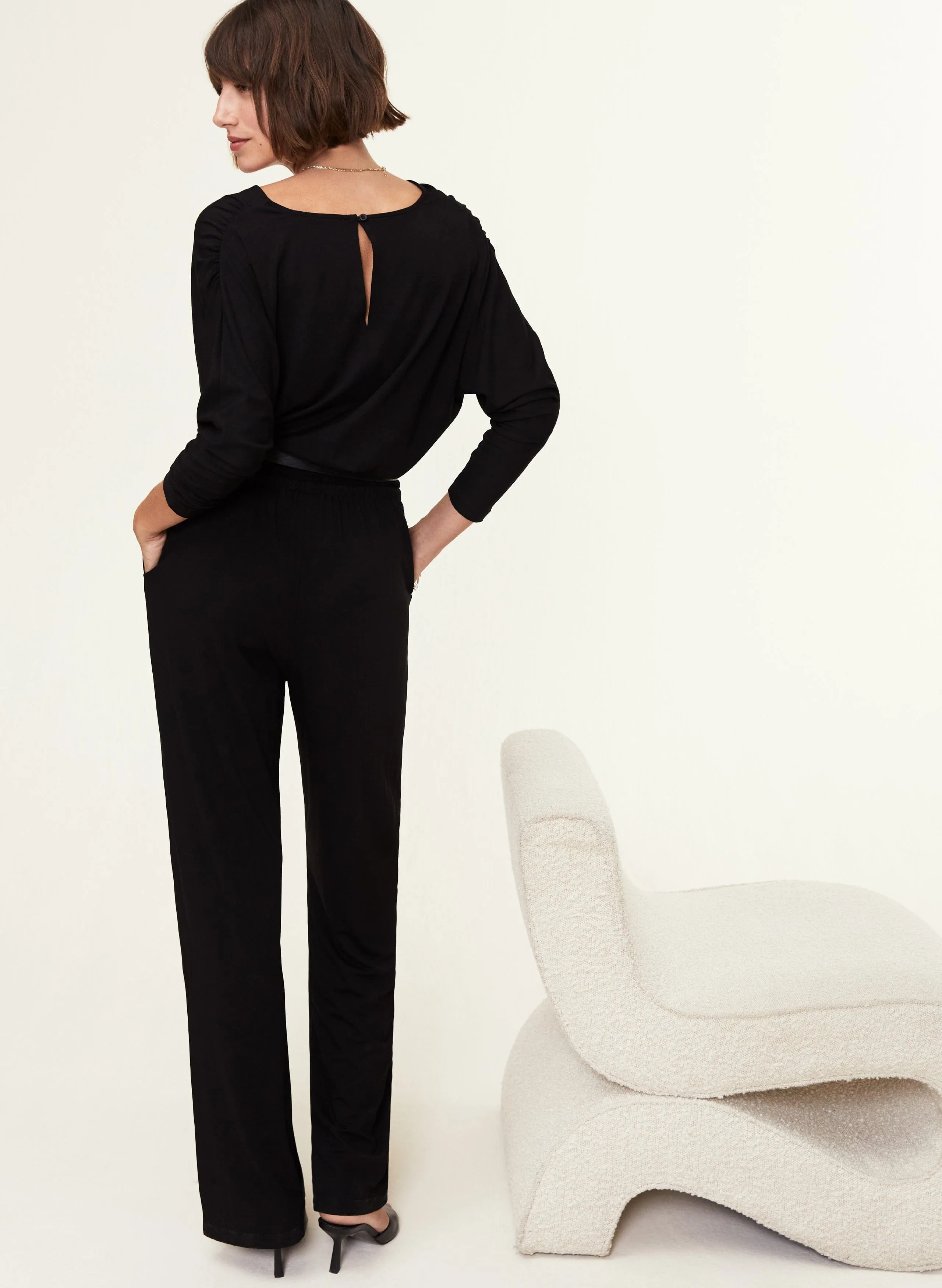 Lesley-Ann LENZING ECOVERO  Jumpsuit  | Caviar Black