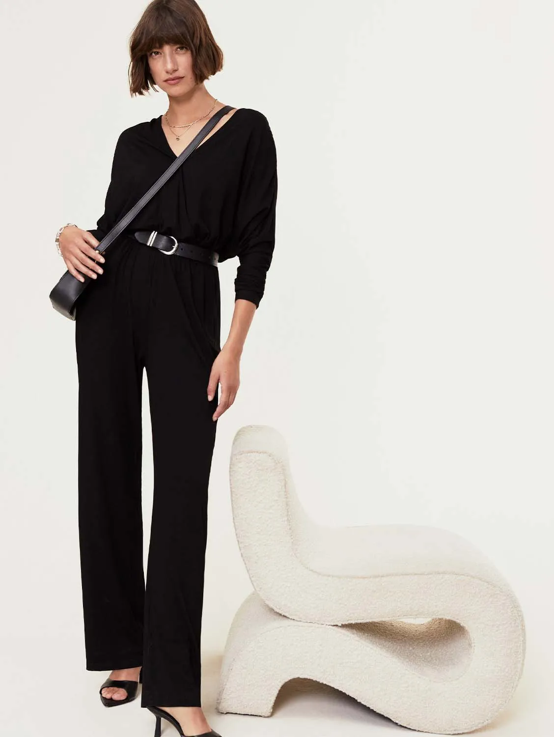 Lesley-Ann LENZING ECOVERO  Jumpsuit  | Caviar Black