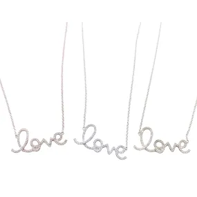 Love Diamond Necklace 14K Gold