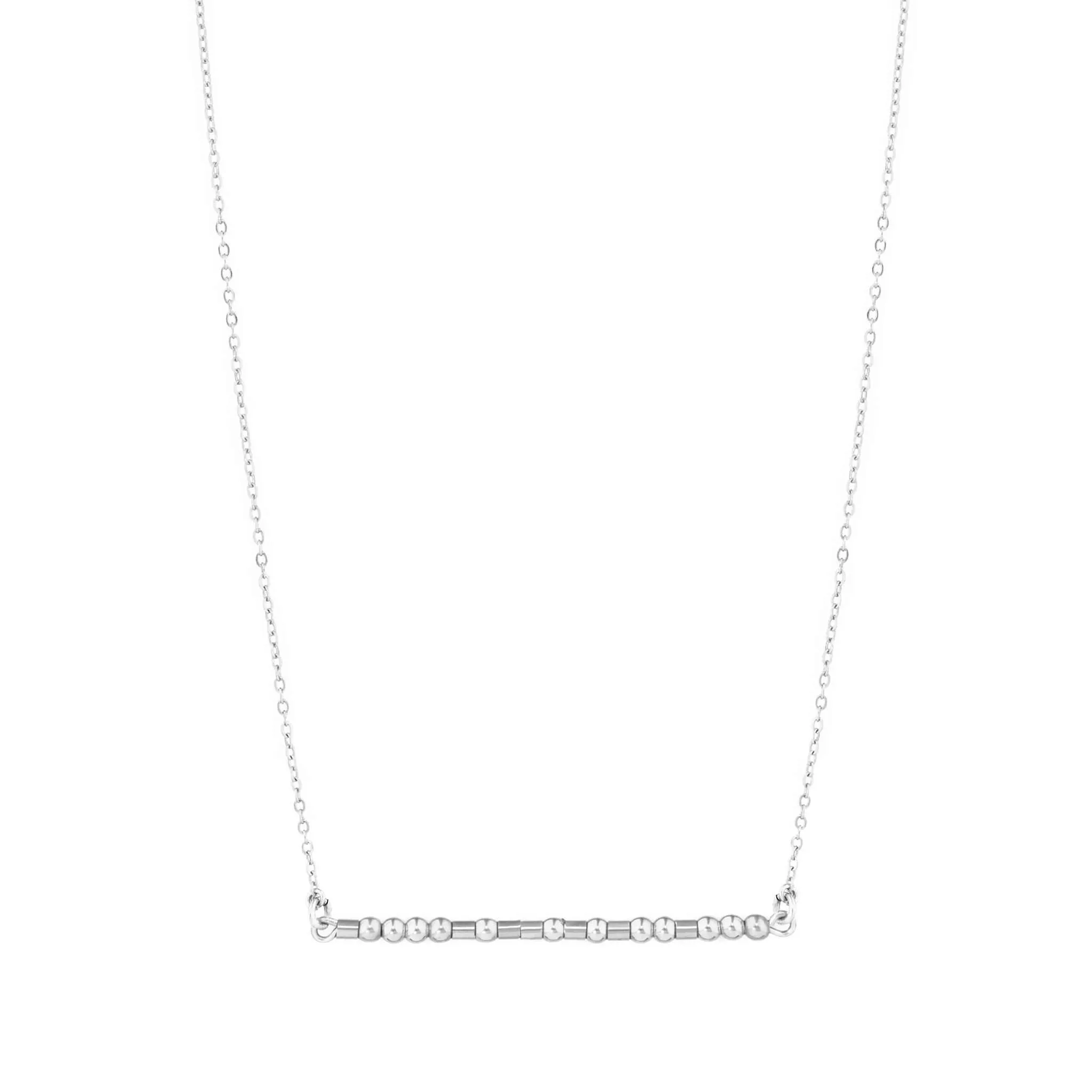 LOVE OF MY LIFE - MORSE CODE NECKLACE