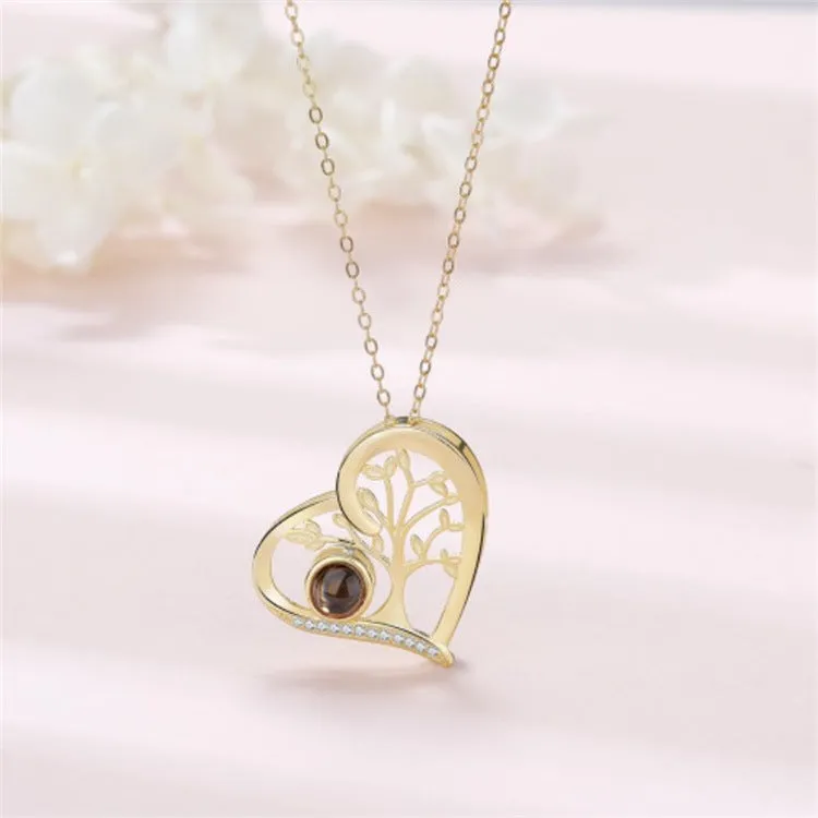 Love Tree of Life Necklace with Picture Inside