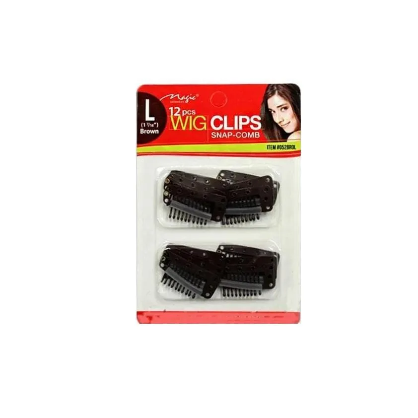 MAGIC | Wig Clip 12 pcs Brown