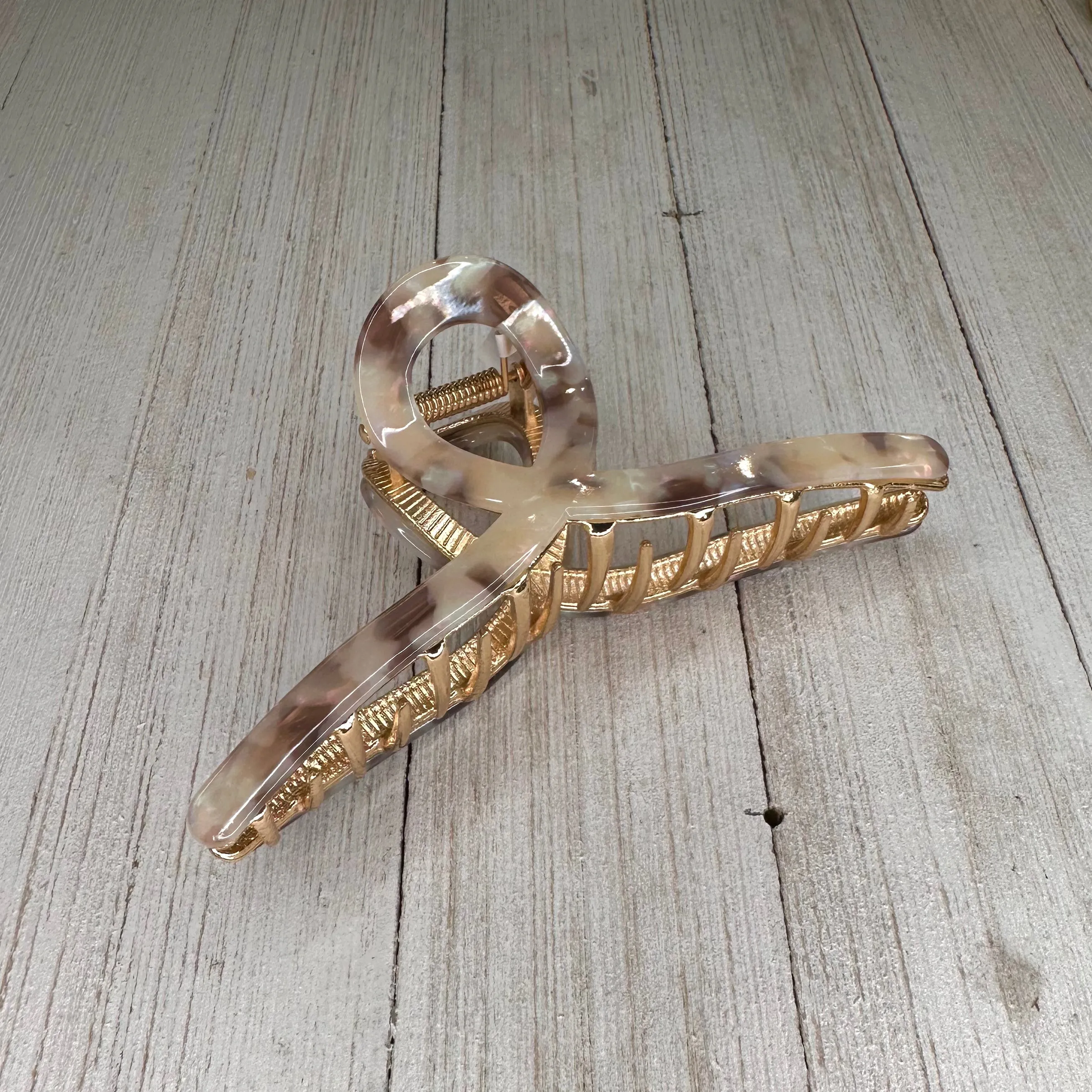 Marble Claw Clips