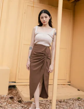 Maribel Skirt in Brown