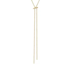 Mega Swirl Slide Lariat Necklace