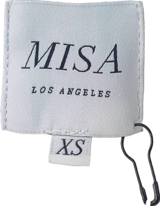 Misa Los Angeles Cream Tweed High-Waisted Shorts UK 8