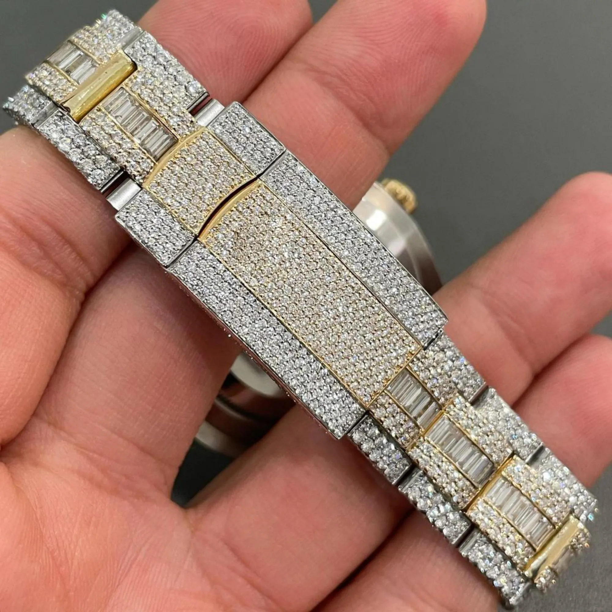 Moissanite watch | diamond watch | iced out watch | hip hop watch | luxury watch | iced out | automatic watch | watches for men | watch