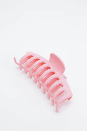 Oversized Claw Clip, Pink