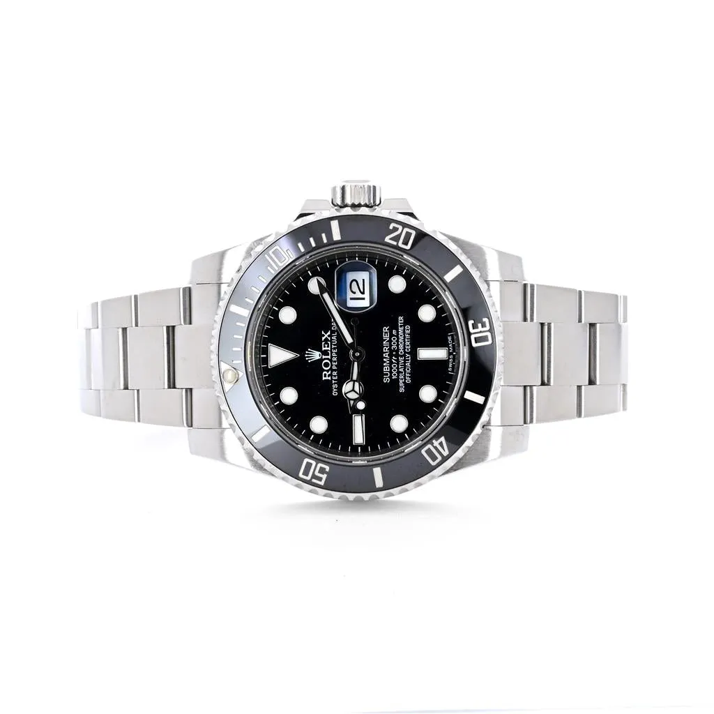 Rolex 40mm Submariner Date, Black Dial, Round Index, Ceramic Insert Bezel - 116610LN