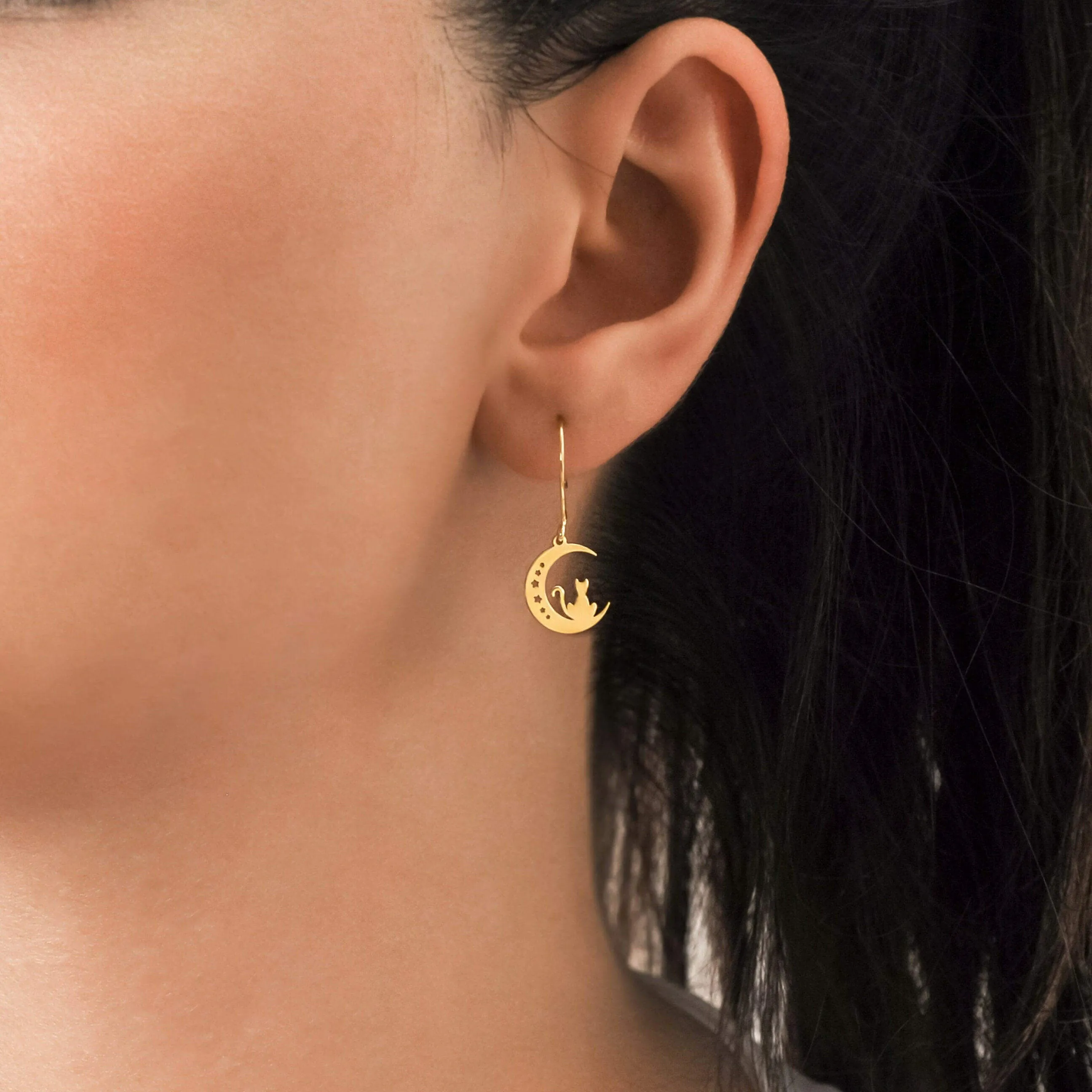 Sailor Moon Earrings | 14K Solid Gold