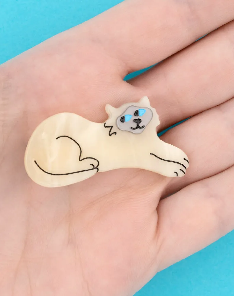 SIAMESE CAT HAIR CLIP