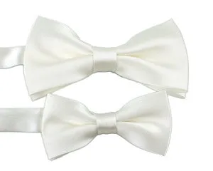 Silk White Bow Tie