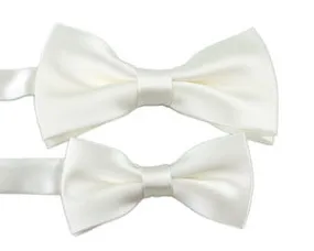 Silk White Bow Tie