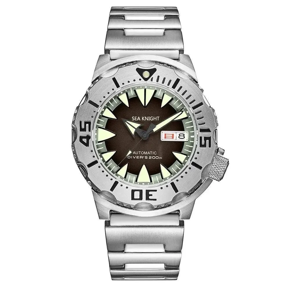 SK01 Men's Simple Watch - Monster V2 - Stainless Steel Automatic Mechanical Wristwatch