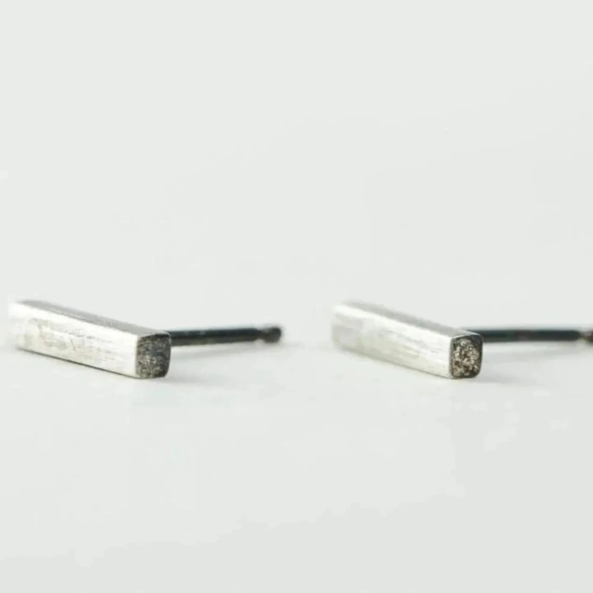 Small Bar Stud Earrings