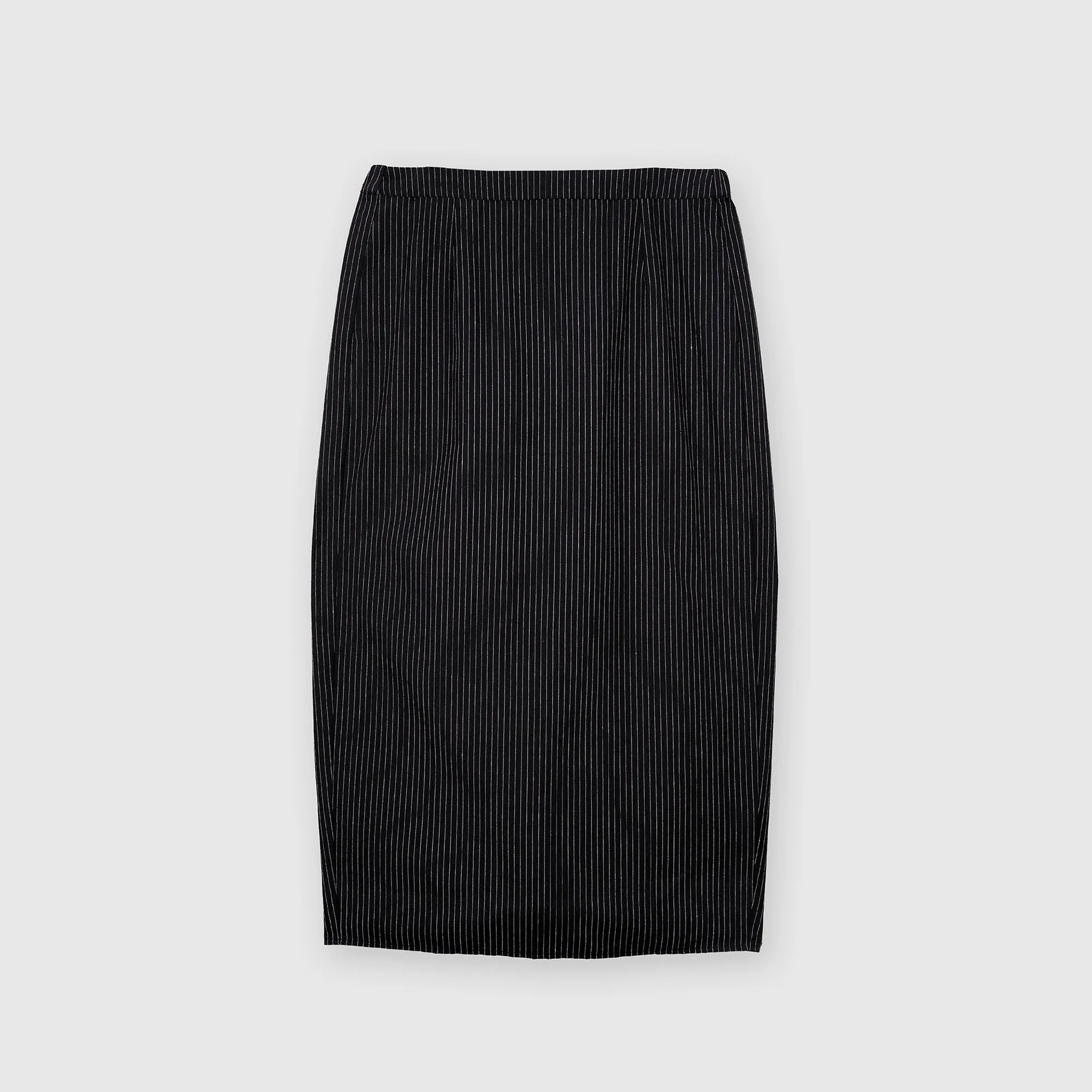 Stripe Overlap Skirt