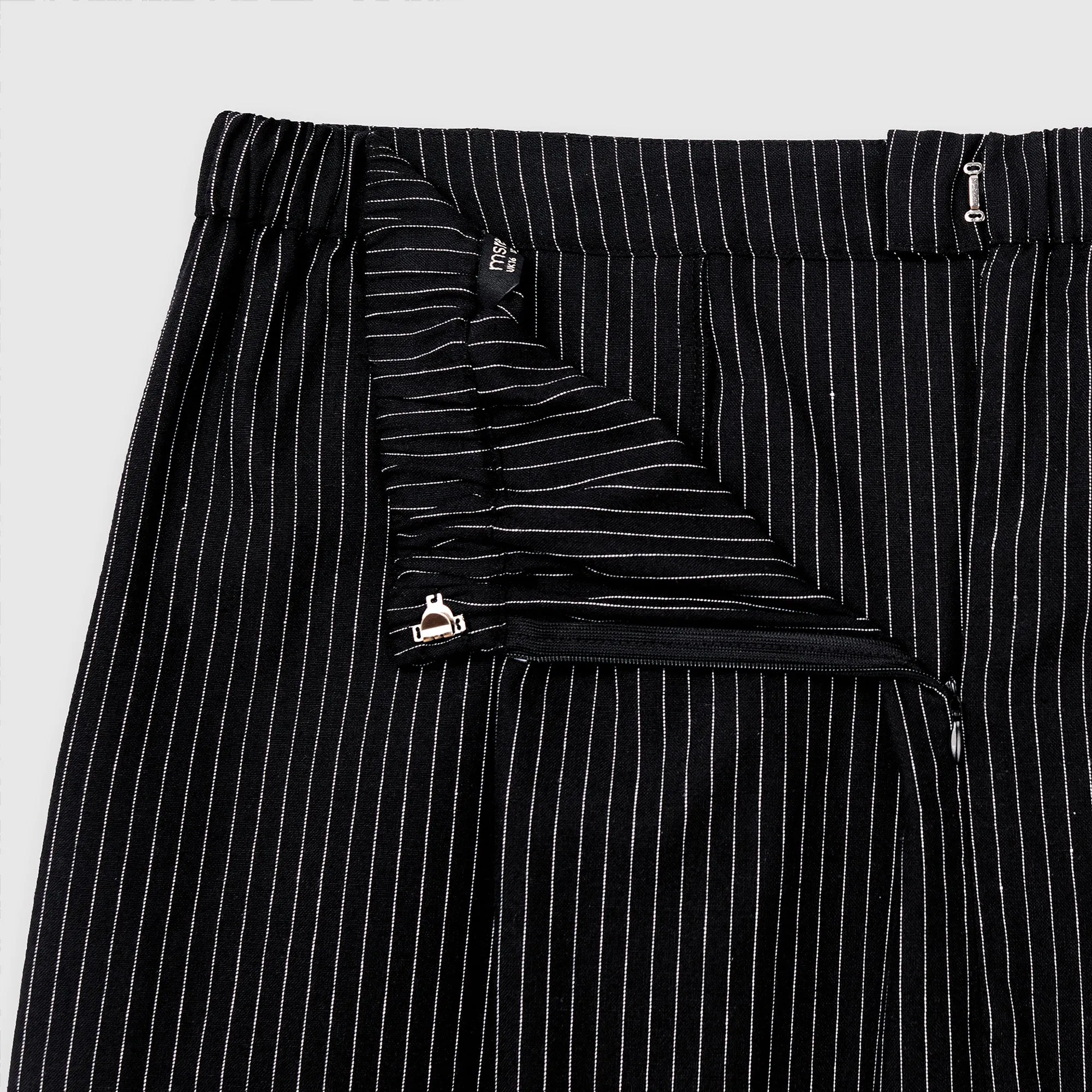 Stripe Overlap Skirt